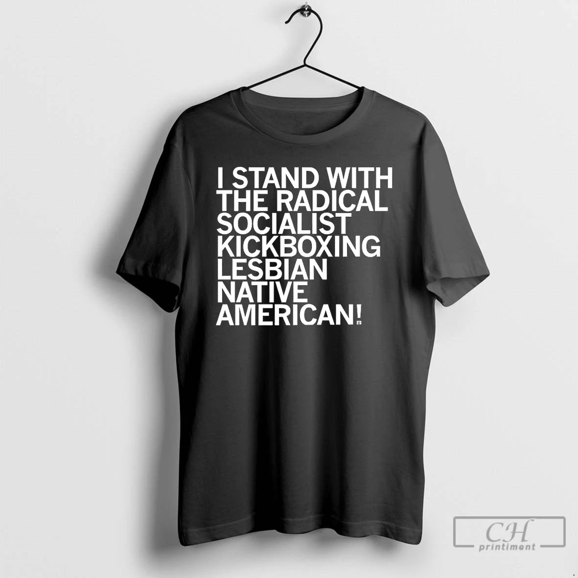 Classic I Stand With The Radical Socialist Kickboxing Lesbian Native American
