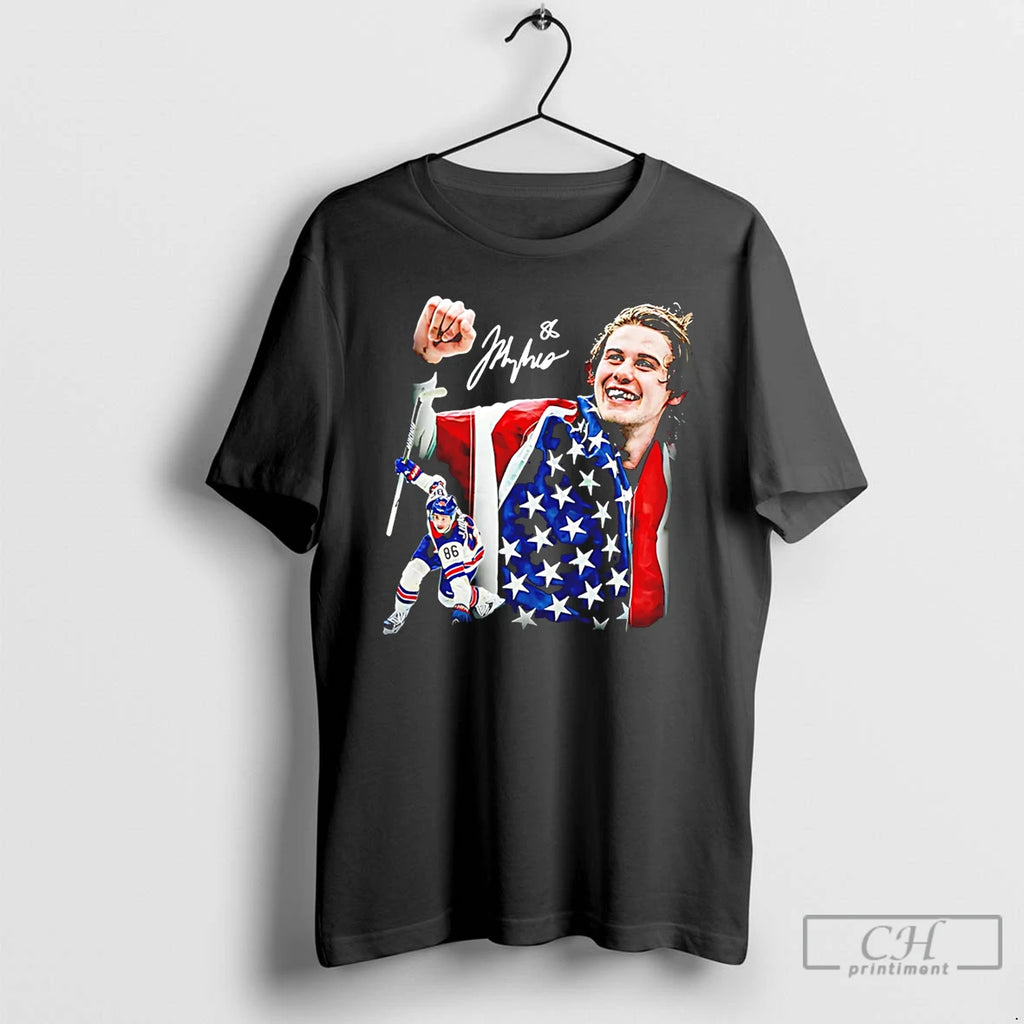 Classic Jack Hughes Golden Goal Usa Hockey Champions Signature