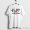 Classic Jack Hughes I Love The Usa Im So Proud To Be American T Shirts