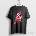 Classic Jack Hughes Team Usa Hockey American Flag Olympic 2026 Golden Goal Signature T Shirts