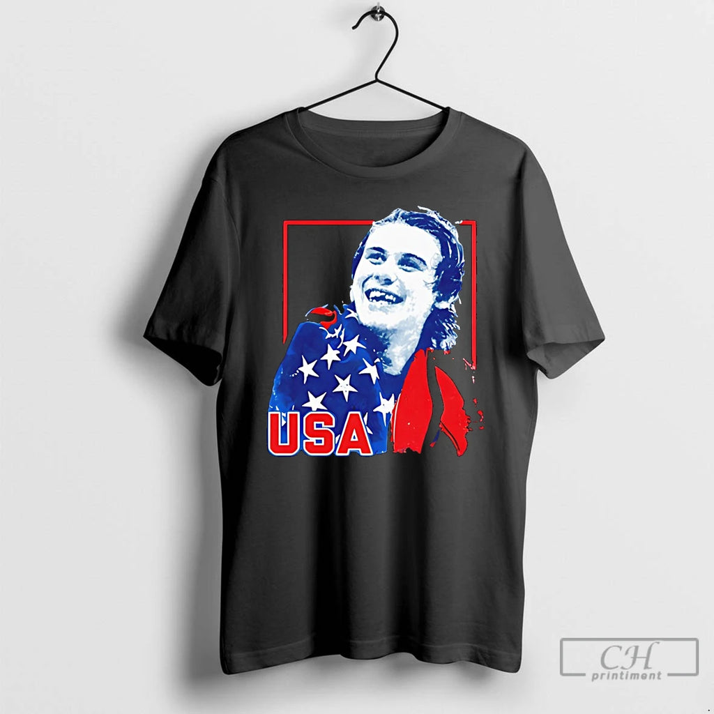 Classic Jack Hughes Usa Hockey Gold Medal Hockey Champions American Flag Vintage T Shirts Sweater
