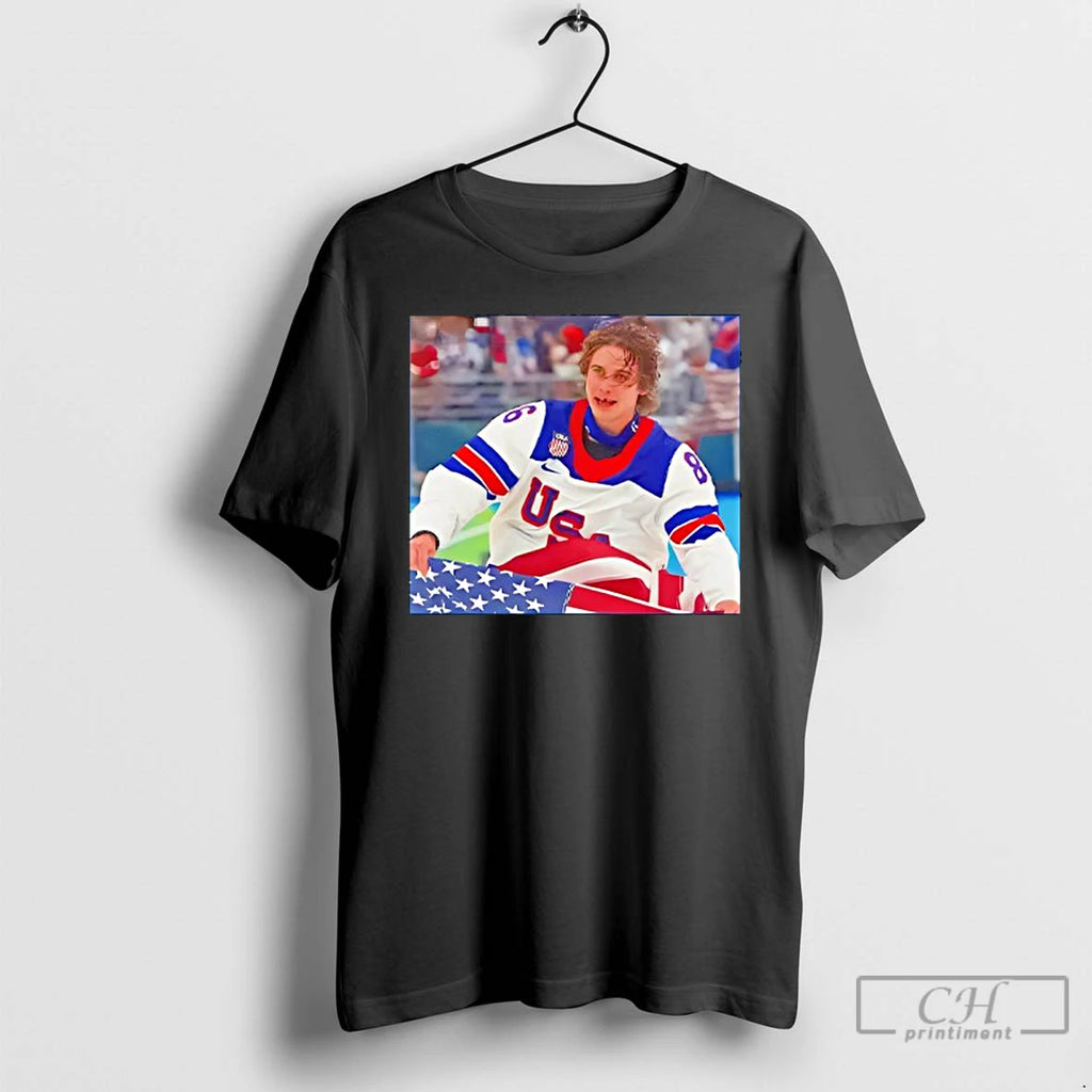 Classic Jack Hughes Usa Hockey Photo