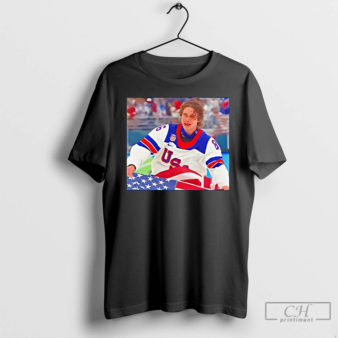 Classic Jack Hughes Usa Hockey Photo