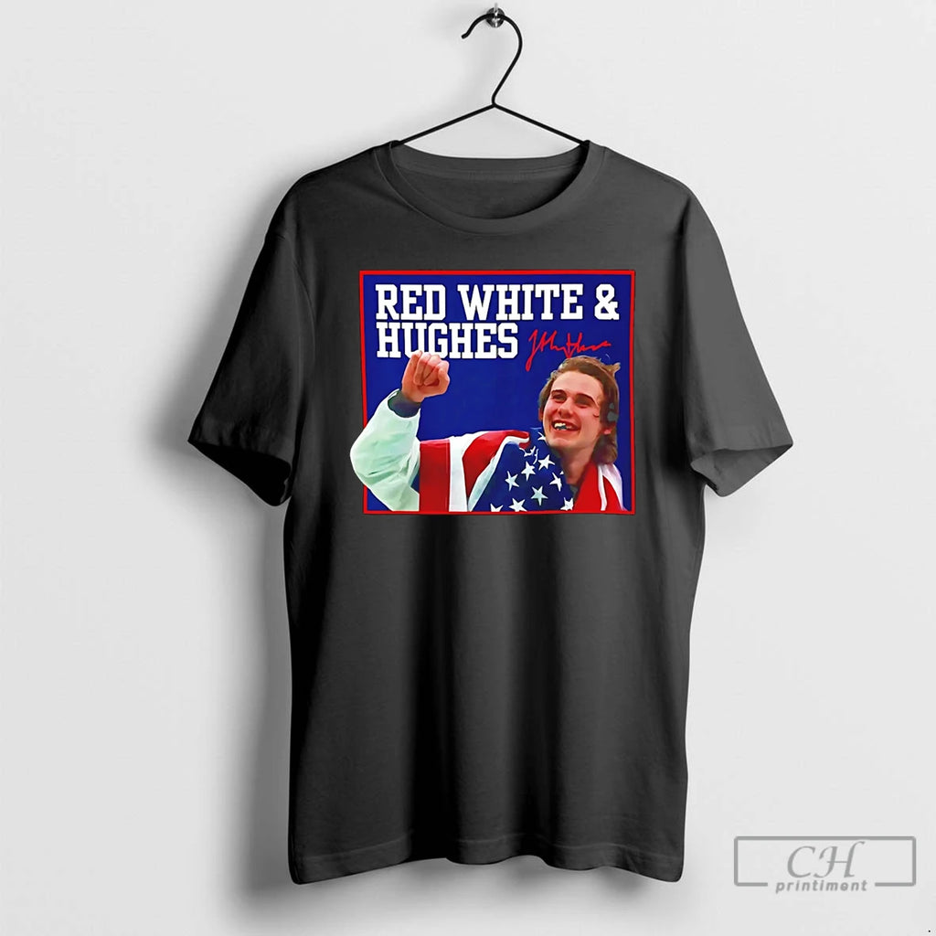 Classic Jack Hughes Usa Hockey Red White And Hughes
