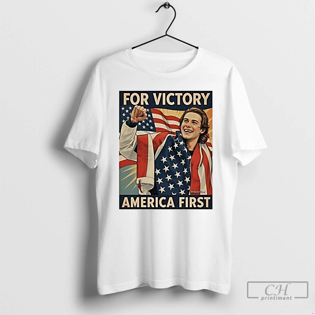Classic Jack Hughes Missing Teeth For Victory America First