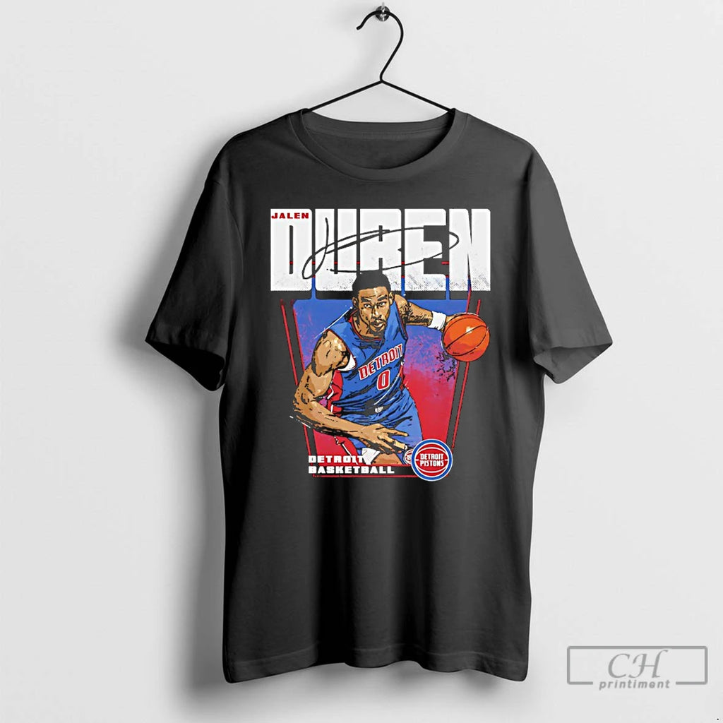 Classic Jalen Duren Detroit Pistons Basketball Premiere Player Signature