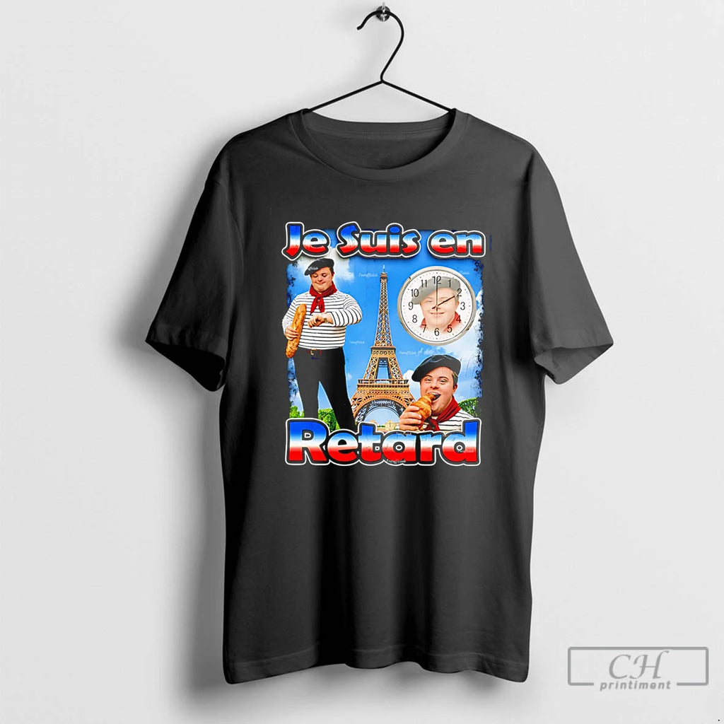 Classic Je Suis En Retard Graphic