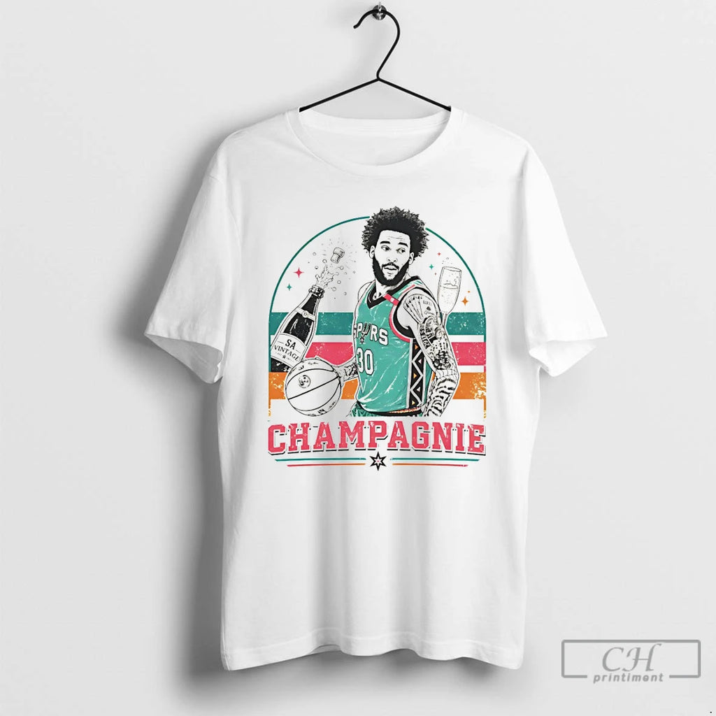 Classic Julian Champagnie San Antonio Spurs Basketball Champagnie 90s Style