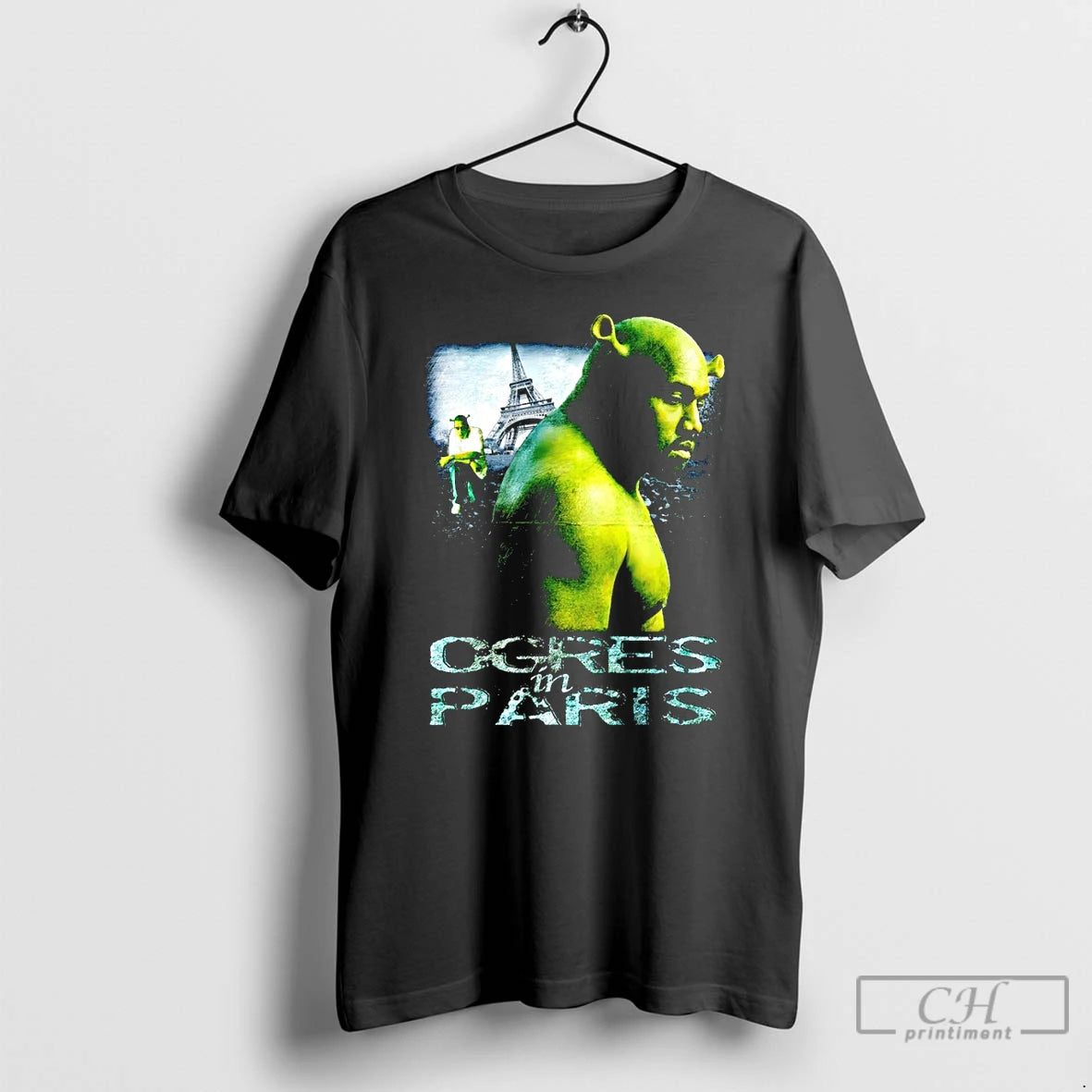 Classic Kanye West X Shrek Ogres In Paris Meme