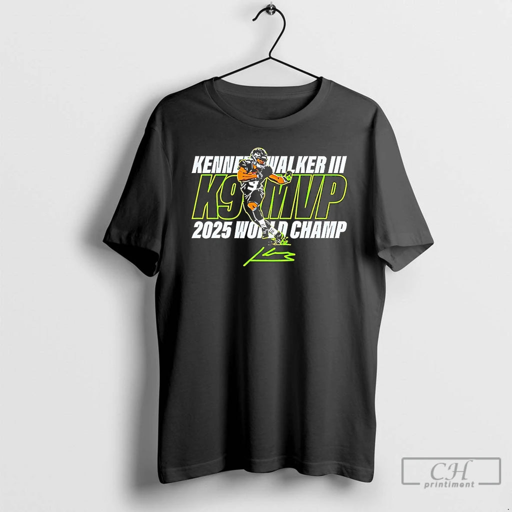 Classic Kenneth Walker Iii K9 Mvp World Cahmp 2025 Signature