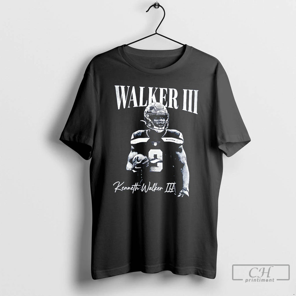 Classic Kenneth Walker Iii Vintage 90s Style Seattle Football
