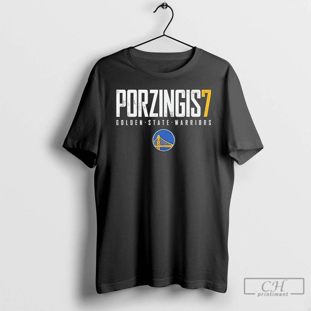 Classic Kristaps Porzingis Golden State Warriors Elite Number And Name