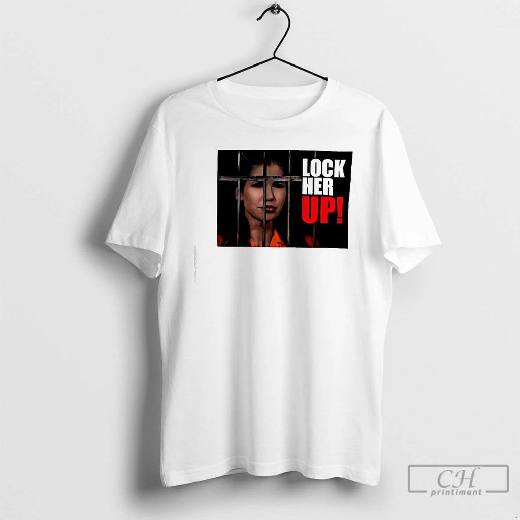 Classic Lock Her Up Kristi Noem Bars Orange Jump Suit