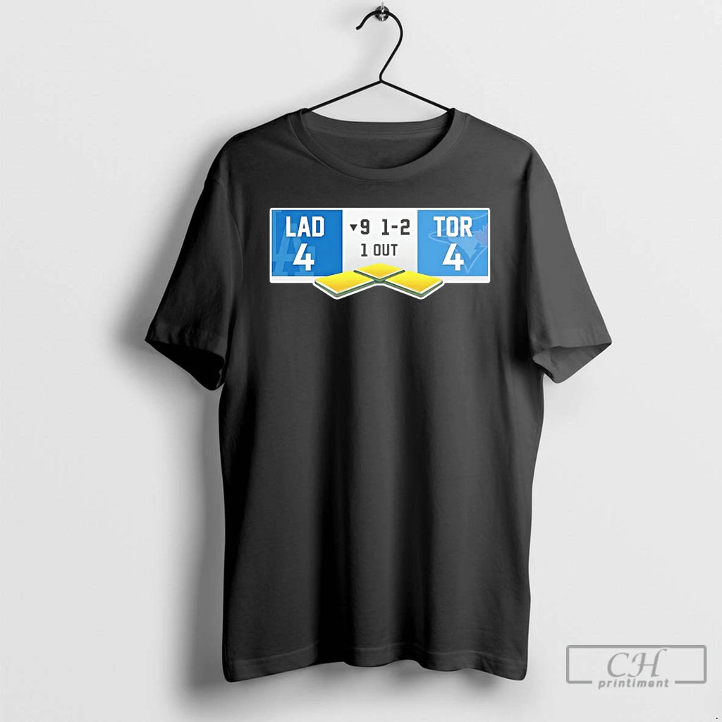 Classic Los Angeles Dodgers Vs Toronto Blue Jays World Series Game 7 9th T Shirts