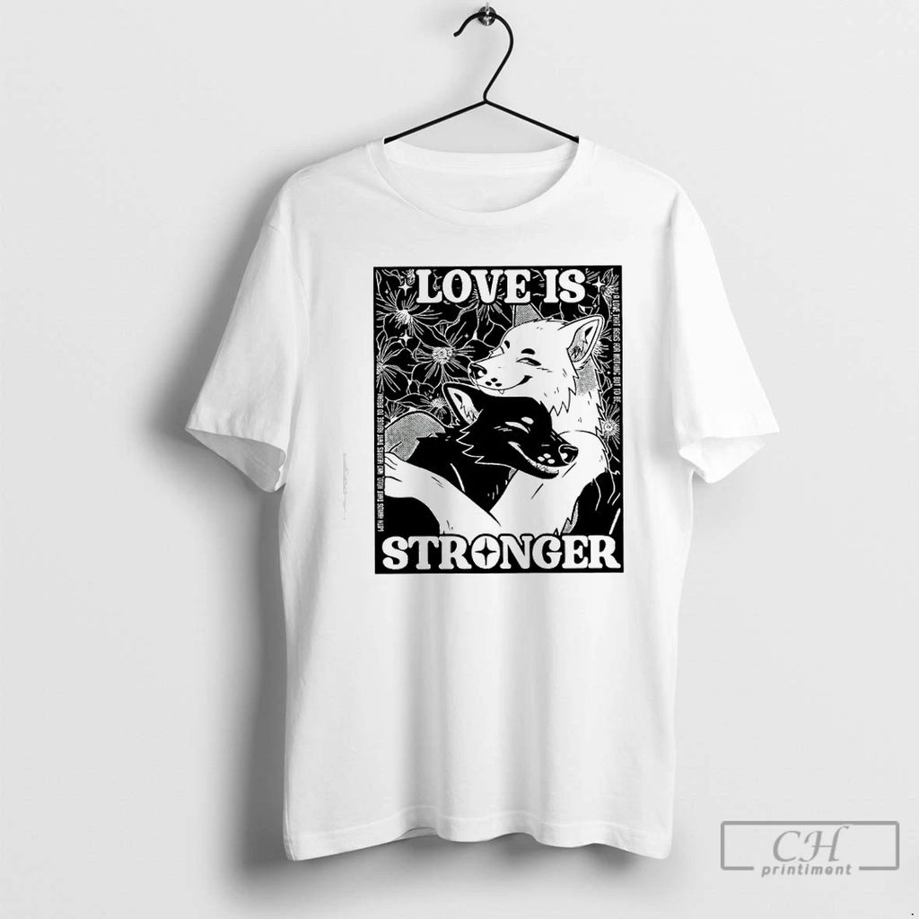 Classic Love Is Stronger Two Wolves