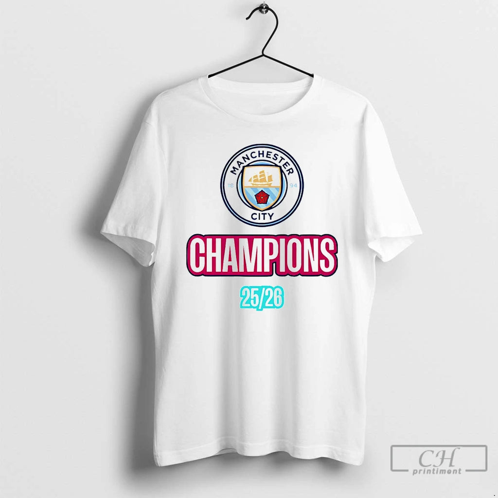 Classic Manchester City Football Club 1894 Champions 25 26