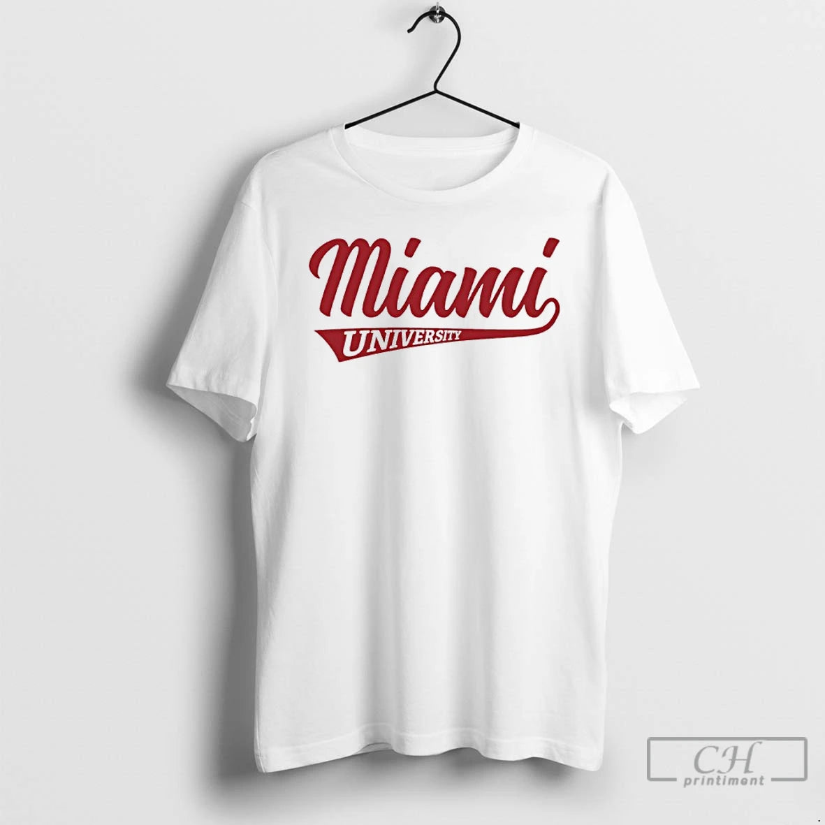 Classic Miami Oh Redhawks Loog Classic Script