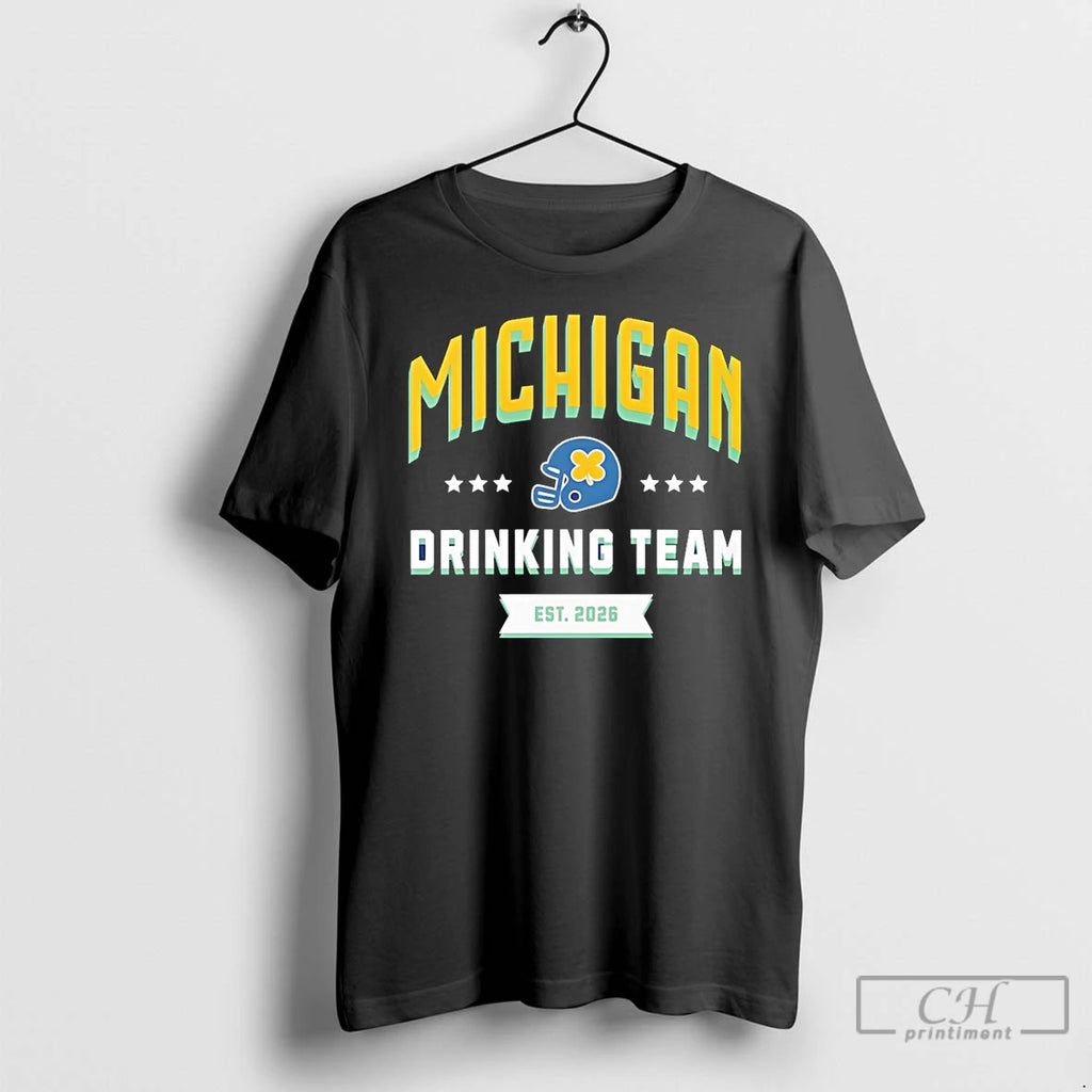 Classic Michigan Drinking Team Est 2026 St Patrick Day 2026