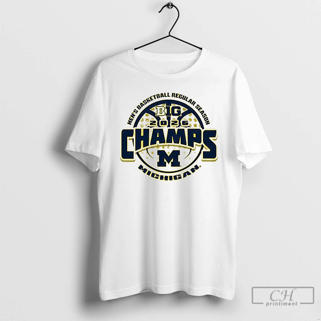 Classic Michigan Wolverines 26 Big Ten Mens Basketball Regular Season Champions