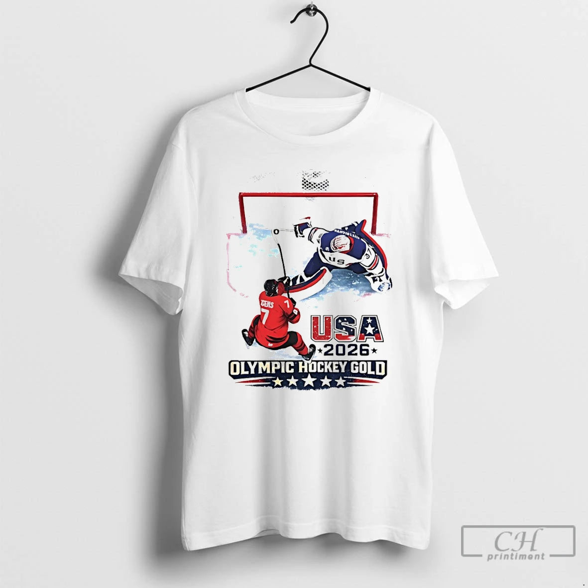 Classic Milano Cortina 2026 Usa Hockey Olympic Hockey Gold Vintage