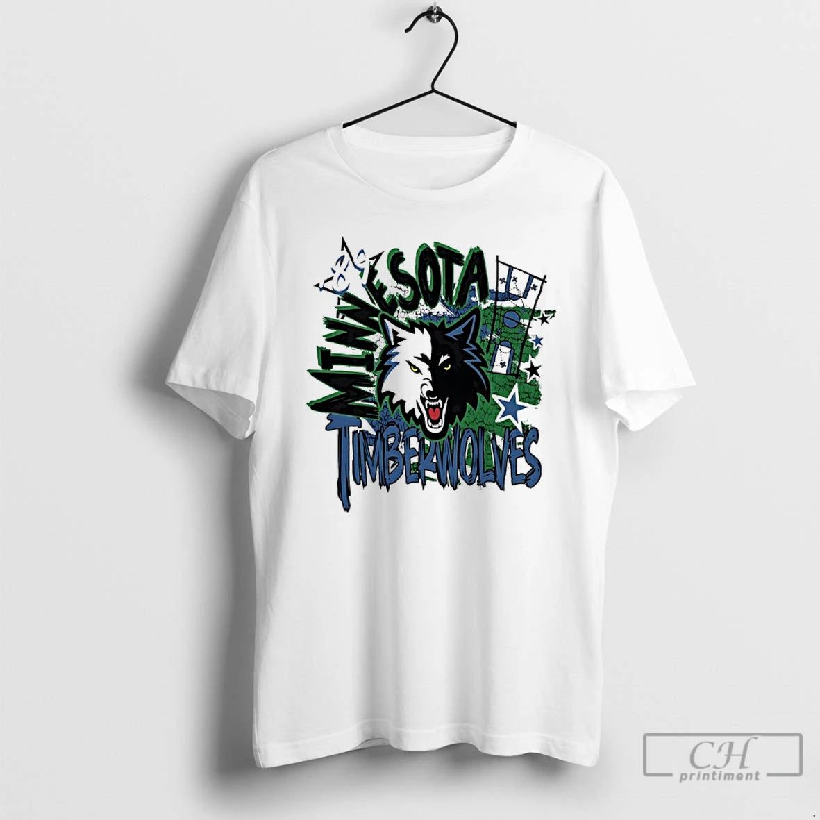 Classic Minnesota Timberwolves Basketball 89 Hardwood Classics