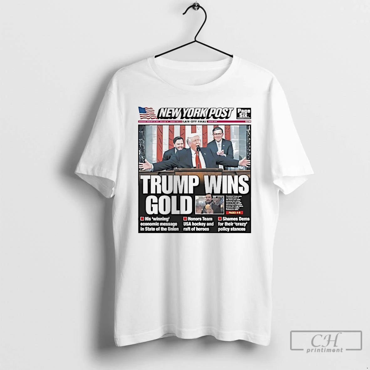 Classic New York Post Trump Wins Gold