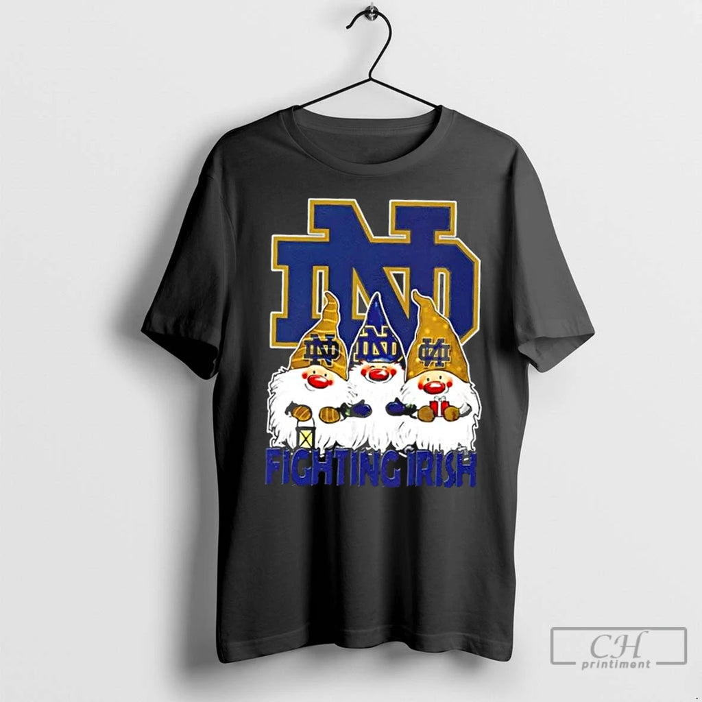 Classic Notre Dame Fighting Irish X Gnomes Xmas Christmas
