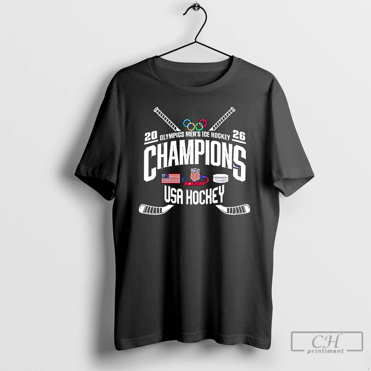 Classic Olympics 2026 Usa Mens Ice Hockey Team 3x Champs
