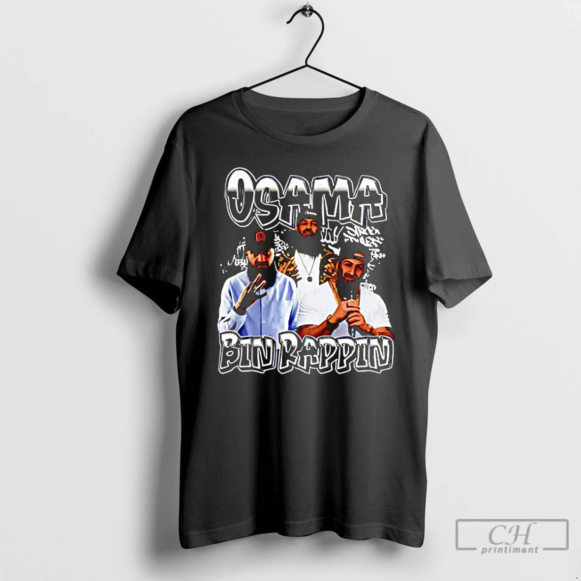 Classic Osama Bin Rappin Graphic