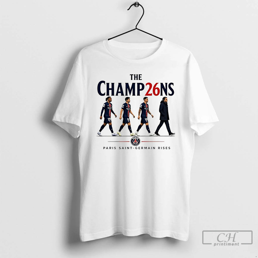 Classic Paris Saint Germain Fc Rises The Champ26ns Abbey Road