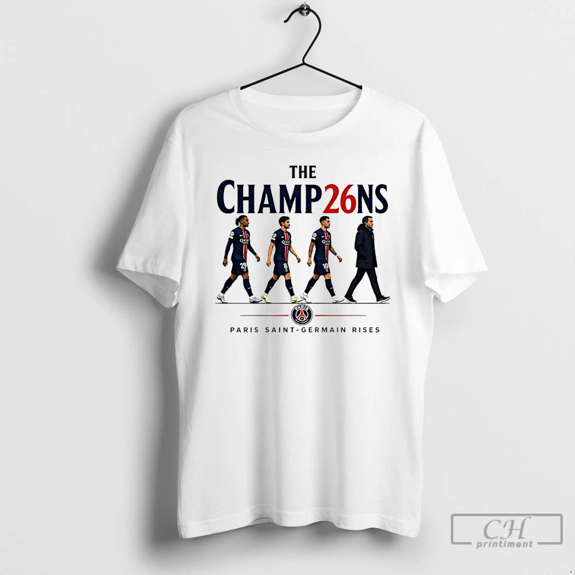 Classic Paris Saint Germain Fc Rises The Champ26ns Abbey Road