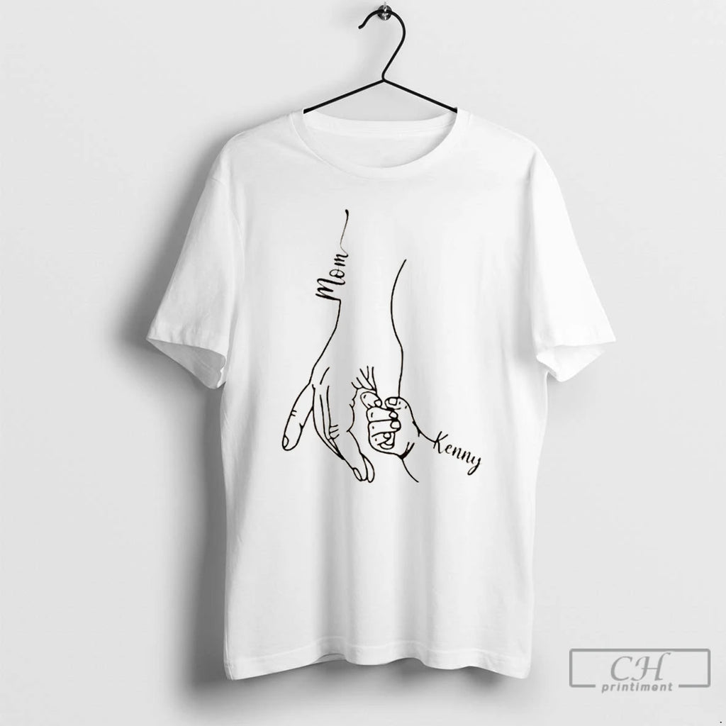 Classic Personalized Mom Kids Hands Mothers Day
