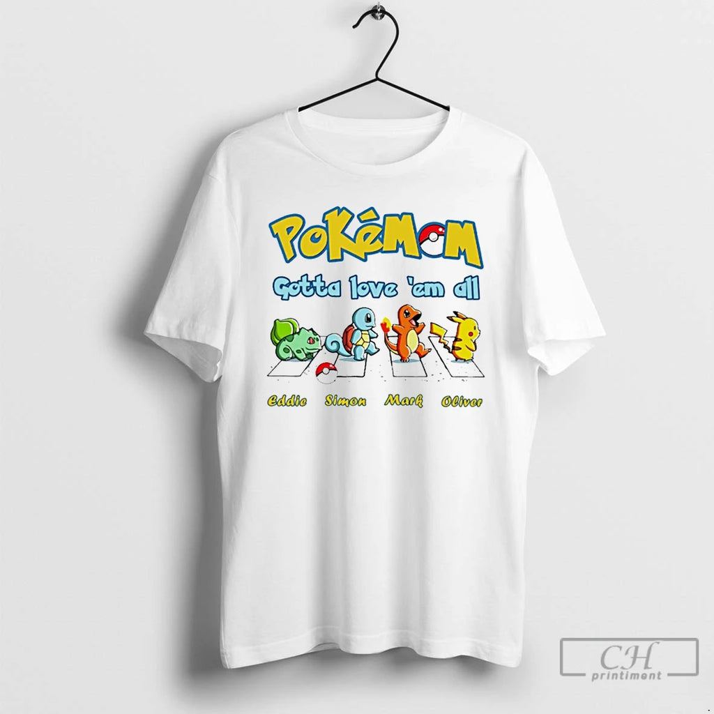 Classic Personalized Pokemom Gotta Love Them All Mothers Day