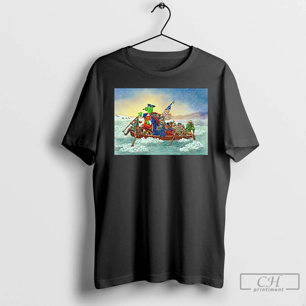 Classic Phillie Phanatic Philadelphia Phillies Washington Crossing The Delaware Parody