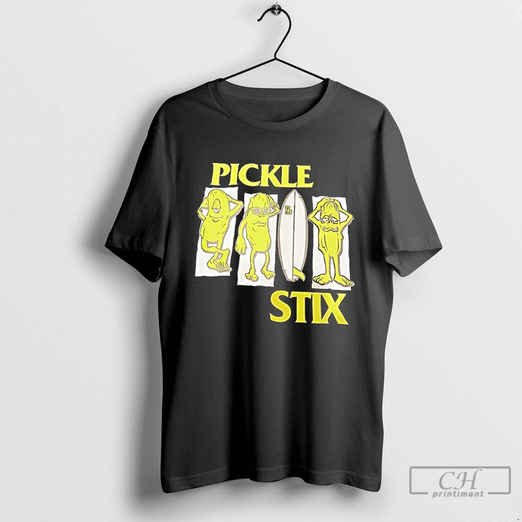 Classic Pickle Stix Vacation Surfing Graphic