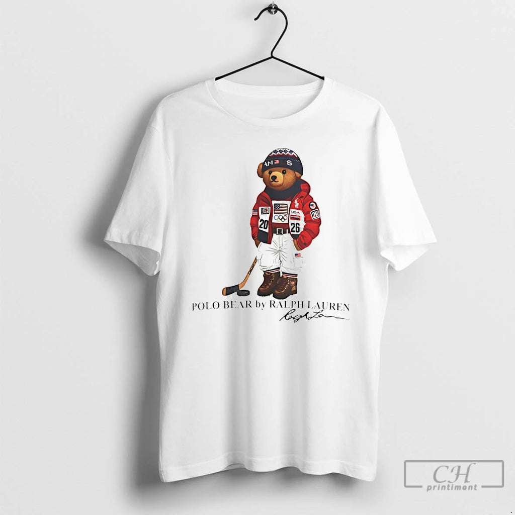 Classic Polo Bear Usa Hockey By Ralph Lauren Olympic 2026