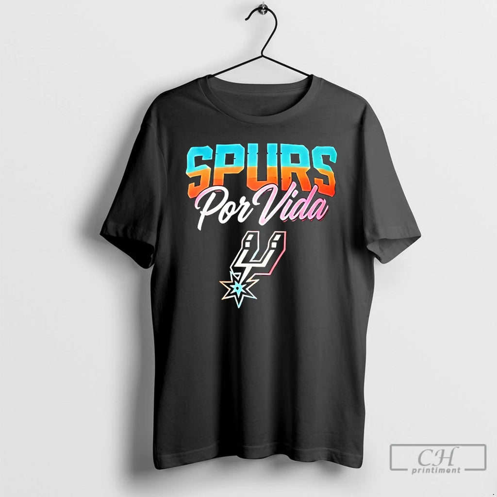 Classic Por Vida San Antonio Spurs Logo