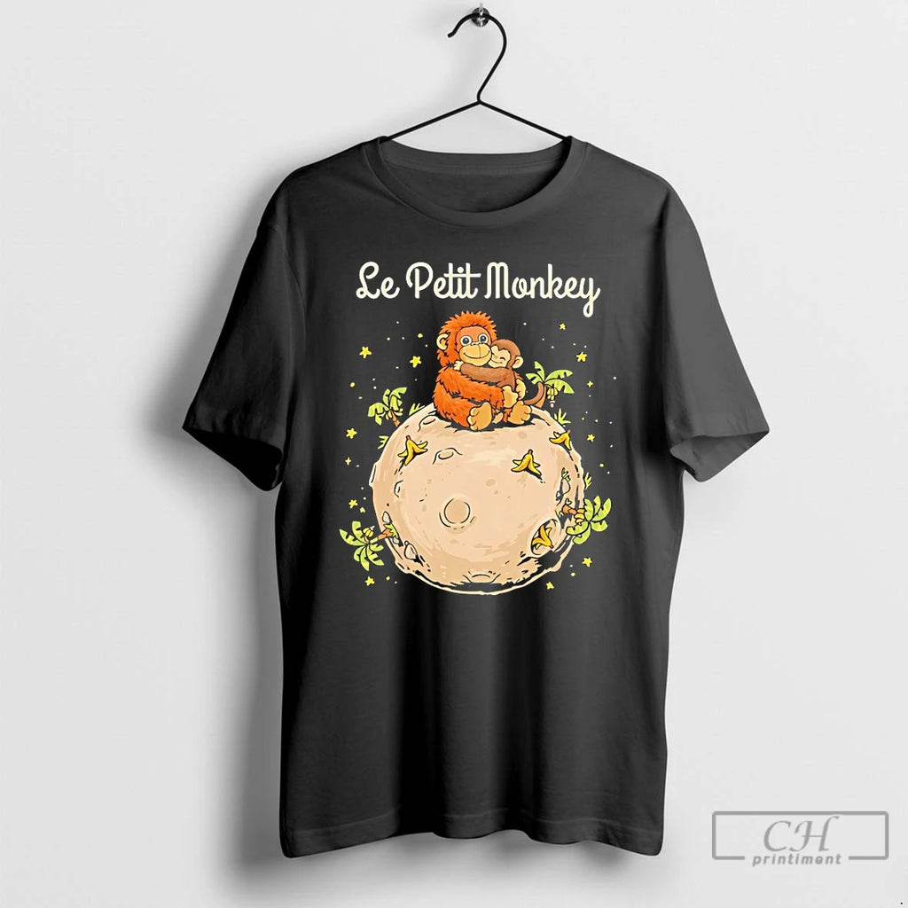 Classic Punch And His Stuffed Orangutan X Le Petit Prince Le Petit Monkey T Shirts