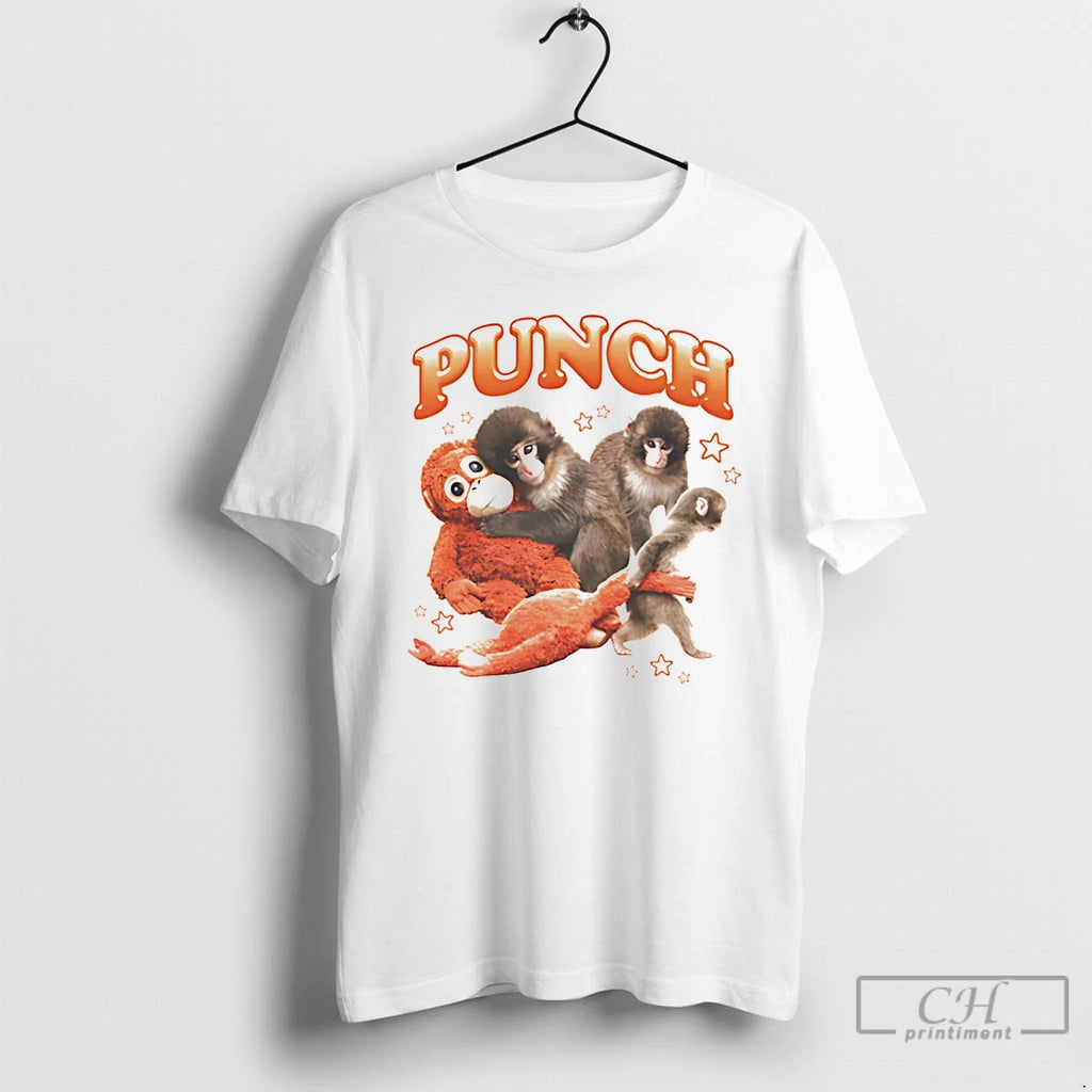 Classic Punch The Monkey Cartoon Graphic