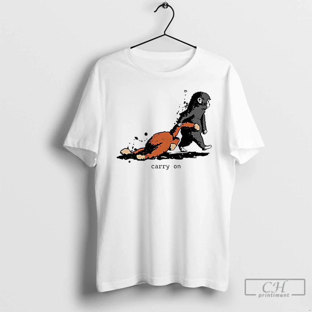 Classic Punch The Monkey With The Stuffed Animal Monkey Carry On Art T Shirts Sweater