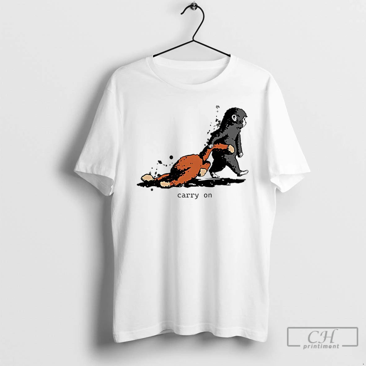 Classic Punch The Monkey With The Stuffed Animal Monkey Carry On Art T Shirts Sweater