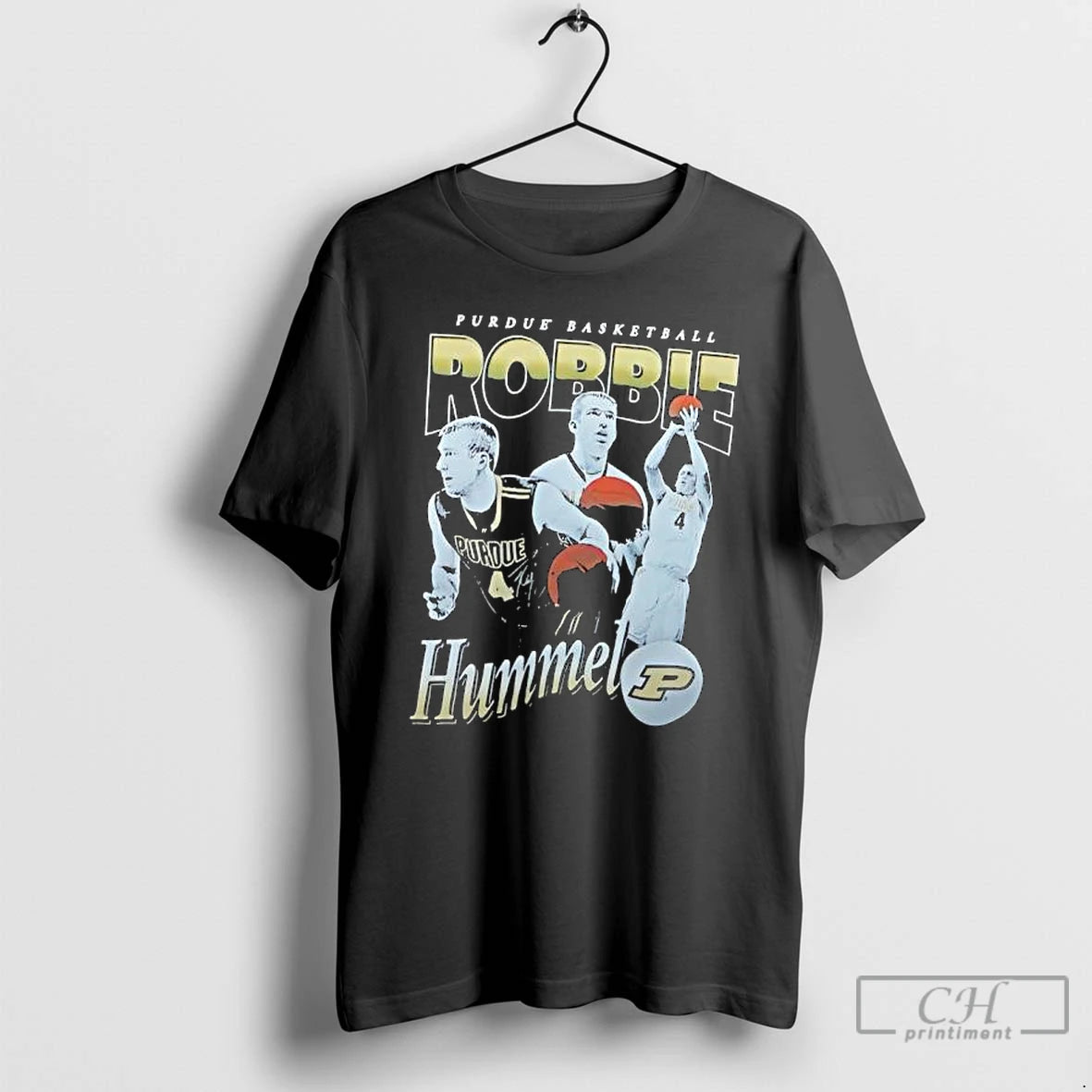 Classic Purdue Basketball Robbie Hummel Graphic