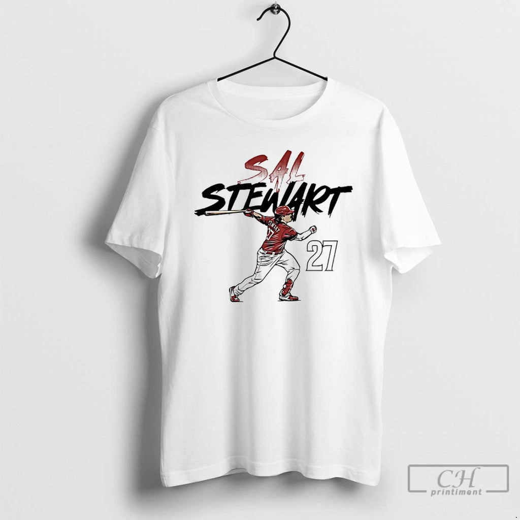 Classic Sal Stewart 27 Cincinnati Reds Slugger Swing