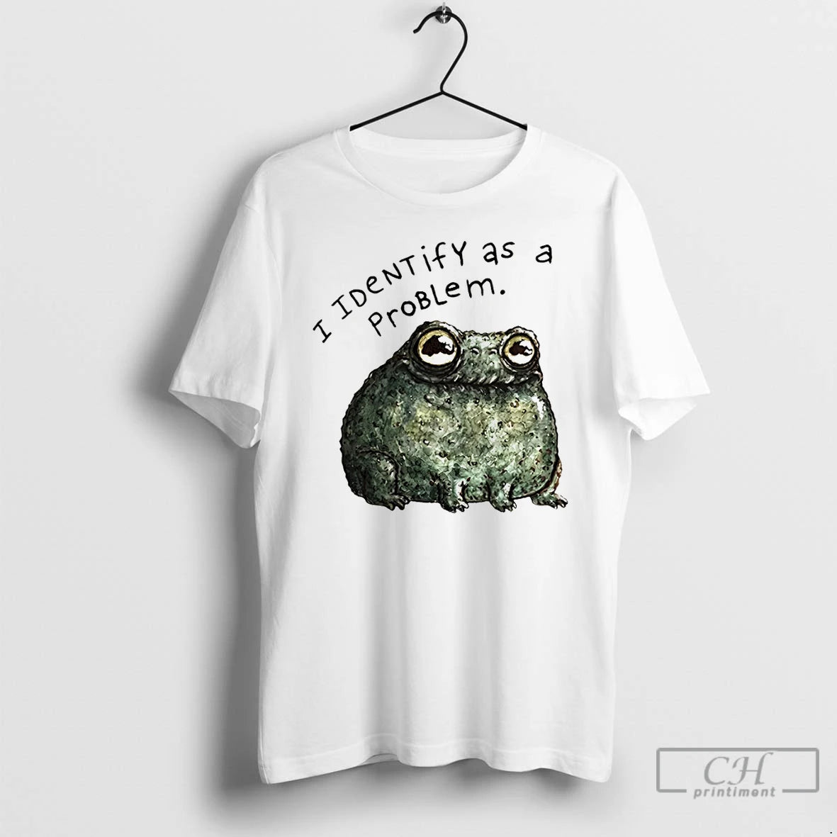 Classic Sarcastic Frog Self Deprecating I Identify As A Problem