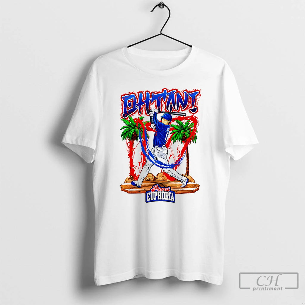 Classic Shohei Ohtani Los Angeles Dodgers Hand Drawn Artwork