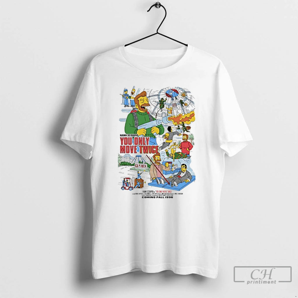Classic Simpsons You Only Move Twice Graphic