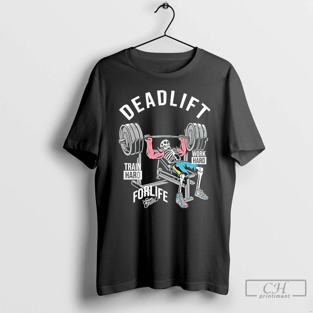 Classic Skeleton Deadlift Train Hard Work Hard