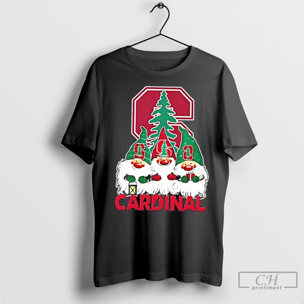 Classic Stanford Cardinal X Gnomes Xmas Christmas