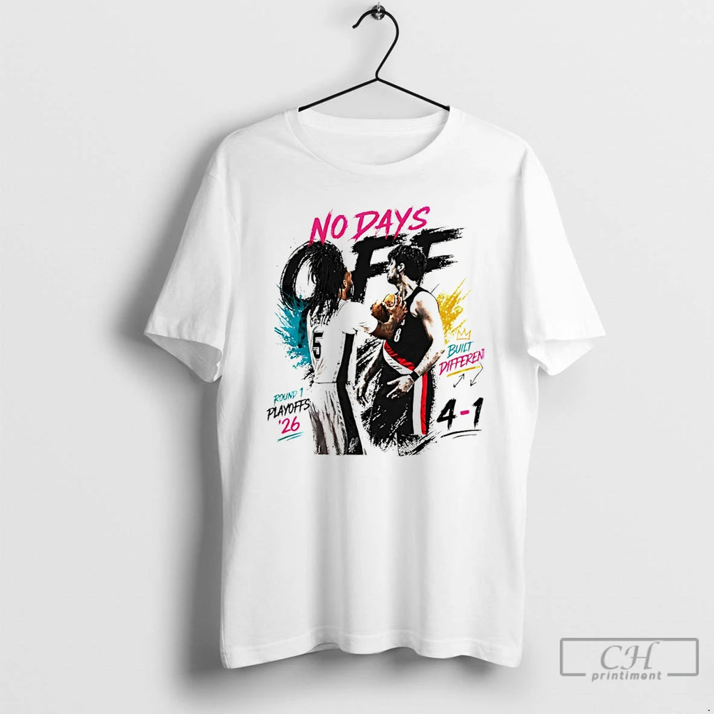 Classic Stephon Castle San Antonio Spurs Basketball No Days Off Built Different T Shirts Sweater