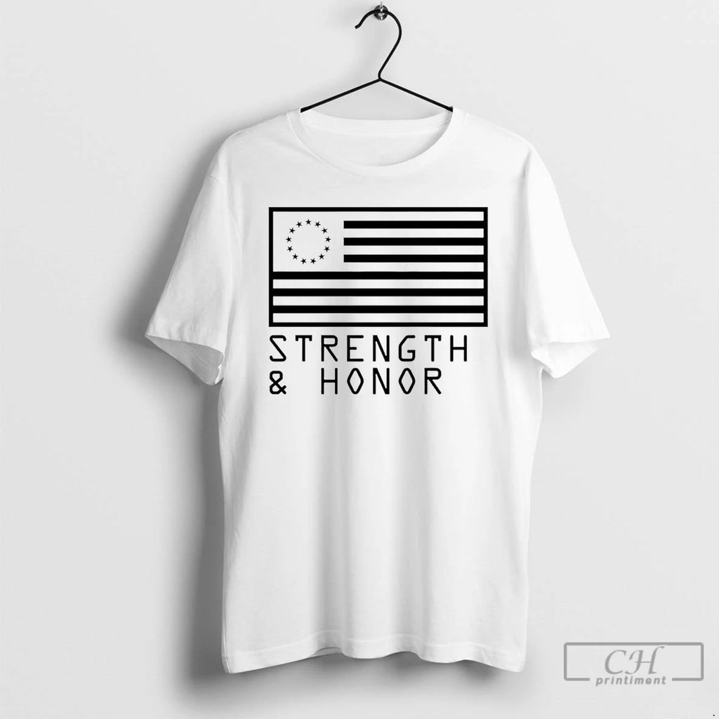 Classic Strength Honor Usa Flag